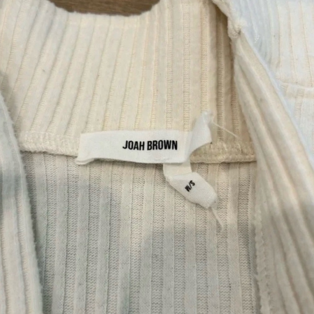 Joah Brown Deep V Plunge Pullover - Picture 9 of 9